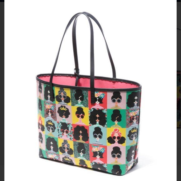 Alice and Olivia Veronica Staceface Tote Bag